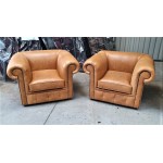 Chesterfield Club Chairs Smooth